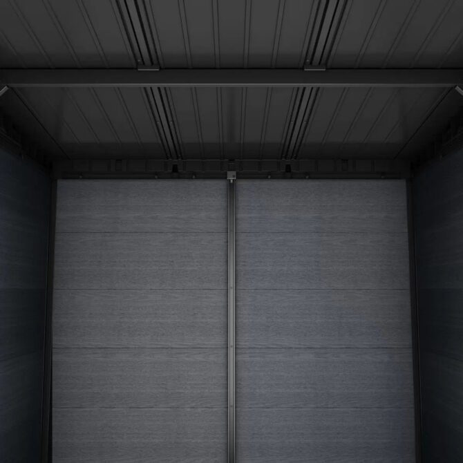 Keter 11’x 7′ Cortina Heavy Duty Plastic Pent Shed – Dark Grey-oakleysgardenmachine- Free shipping